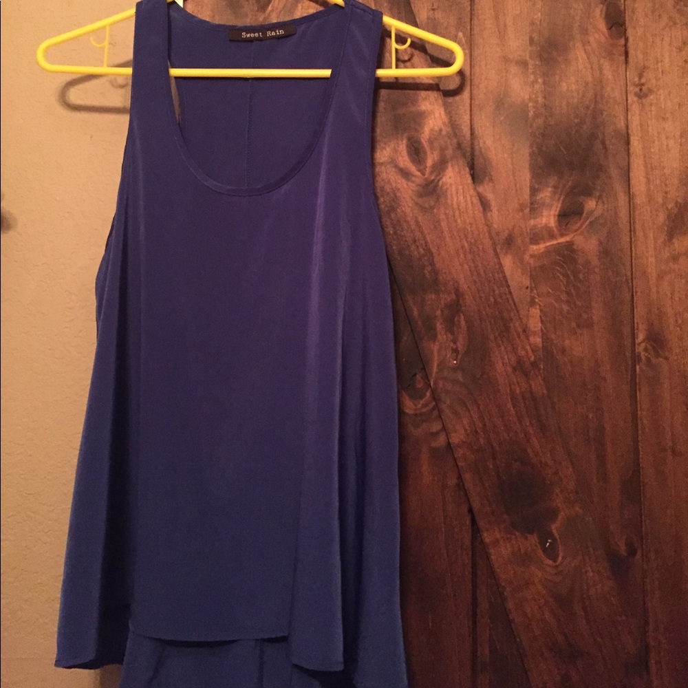 Royal blue tank